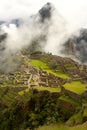 View of ancient incas town of Machu Picchu Royalty Free Stock Photo