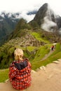 View of ancient incas town of Machu Picchu Royalty Free Stock Photo
