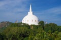 View of the ancient Mahaseya Dagoba. Mihintale Royalty Free Stock Photo