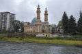 View of the ancient Mukhtarov Mosque Sunita Mosque. Vladikavkaz