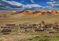 View of an ancient Muslim cemetery