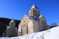 Hagarcin Monastery, Armenia, in a cold winter morning