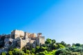 Ancient Propylaea In The Athenian Acropolis, Athens Greece Royalty Free Stock Photo