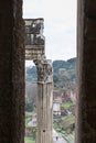 View of the ancient remains of the Roman Forum, Rome, Italy, Eur