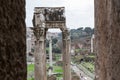 View of the ancient remains of the Roman Forum, Rome, Italy, Eur