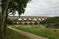 France's Pont du Gard Royalty Free Stock Photo