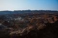 View at the ancient ruins, Masada Israel Royalty Free Stock Photo