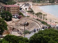 Old streets of Tarragona, Autonomous community of Catalonia, Spain. Royalty Free Stock Photo