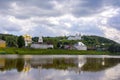 View of the ancient Russian city of Gorokhovets Royalty Free Stock Photo