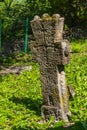 Ancient Serbian tombstone from Saint Peter and Paul in Grliste, Serbia