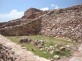 View of ancient Sinagua Ruins at Tuzigoot National Monument near Clarkdale, Arizona Royalty Free Stock Photo