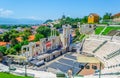 View of an ancient theatre in the Bulgarian city Plovdiv