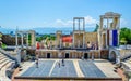 View of an ancient theatre in the Bulgarian city Plovdiv