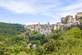 View of the ancient town of Sorano