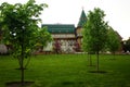 View of the ancient wooden buildings Museum-Reserve Kolomenskoye Royalty Free Stock Photo