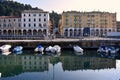 A view from Ancona quartiere archi, marche, Italy Royalty Free Stock Photo