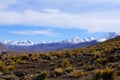 View of the Andes Mountains and volcanoes, Atacama Desert, Chile