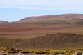 View of the Andes Mountains and volcanoes, Atacama Desert, Chile