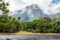 View of Angel falls, Canaima National Park Royalty Free Stock Photo