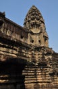 View of Angkor Thom temple complex in Angkor Wat Royalty Free Stock Photo