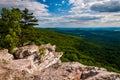 View from Annapolis Rocks, along the Appalachian Train on South Mountain, MD