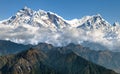 View of Annapurna Himal - Nepal - Asia