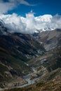 View of the annapurna nepal Royalty Free Stock Photo