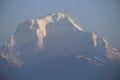 View of the Annapurna range from Poon Hill at sunrise, Ghorepani/Ghandruk, Nepal Royalty Free Stock Photo