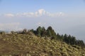 View of the Annapurna range from Poon Hill at sunrise, Ghorepani/Ghandruk, Nepal Royalty Free Stock Photo