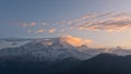 View of Annapurna south range from Poon Hill Royalty Free Stock Photo