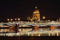 View of the Annunciation bridge, the English embankmen