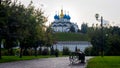 View of the Annunciation Cathedral of the Kazan Kremlin, Russia Royalty Free Stock Photo