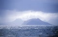 View from Antarctica across Drake Passage of Cape Horn and Tierra del Fuego Royalty Free Stock Photo
