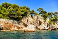 Antibes coastline, France Royalty Free Stock Photo