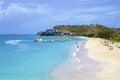 Darkwood beach in Antigua, Caribbean Royalty Free Stock Photo