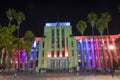 View of the Antioquia Museum at night