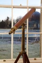 Antique telescope at an observatory in Ireland.