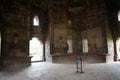 The view of antique type window from the old Indian fort