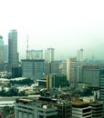 View of buildings in Jakarta Pusat, Indonesia. Royalty Free Stock Photo