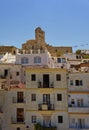 Apartments in Ibiza old town Royalty Free Stock Photo