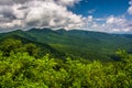 View of the Appalachians from the Blue Ridge Parkway in North Ca