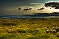View From Applecross Pass To Scenic Landscape And The Isle Of Skye In Scotland