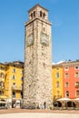 View at the Apponale Tower at Place of III.November in Riva del Garda - Italy