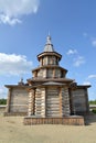 View of an apse of Holy Trinity Cathedral of the Trifonov-Pechengsky man's monastery