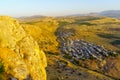 Arab Village Wadi Hamam, from Mount Arbel