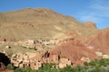 View of arabic mountain village Royalty Free Stock Photo