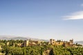 Arabic palace complex called Alhambra in Granada, Spain