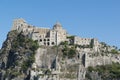 View of the Aragonese Castle of Ischia Royalty Free Stock Photo