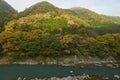 View of Arashiyama in Kyoto during Autumn