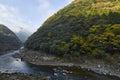 View of Arashiyama in Kyoto during Autumn